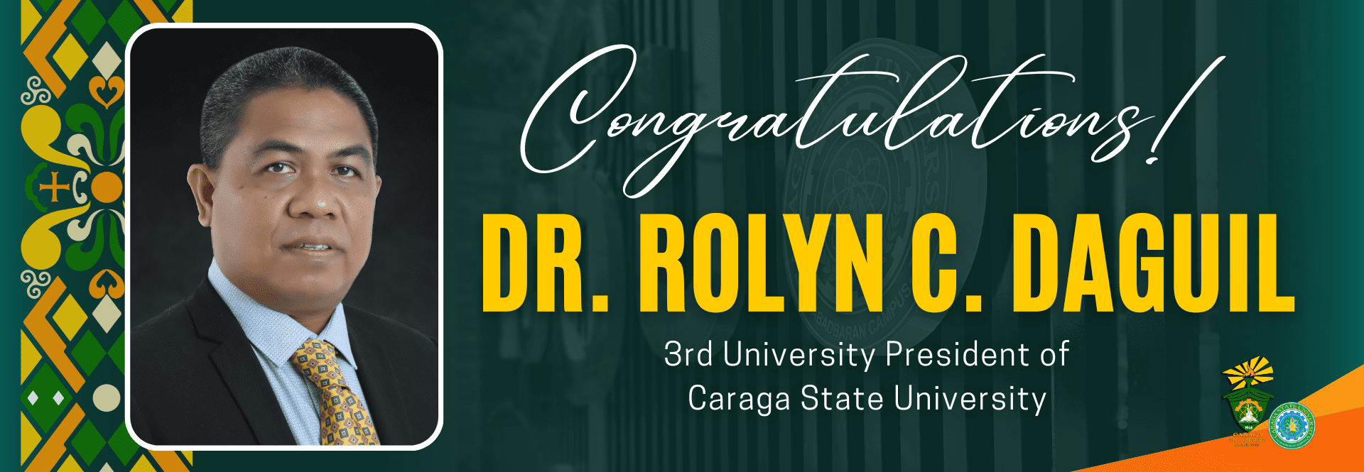 Congratulations Dr. Daguil!