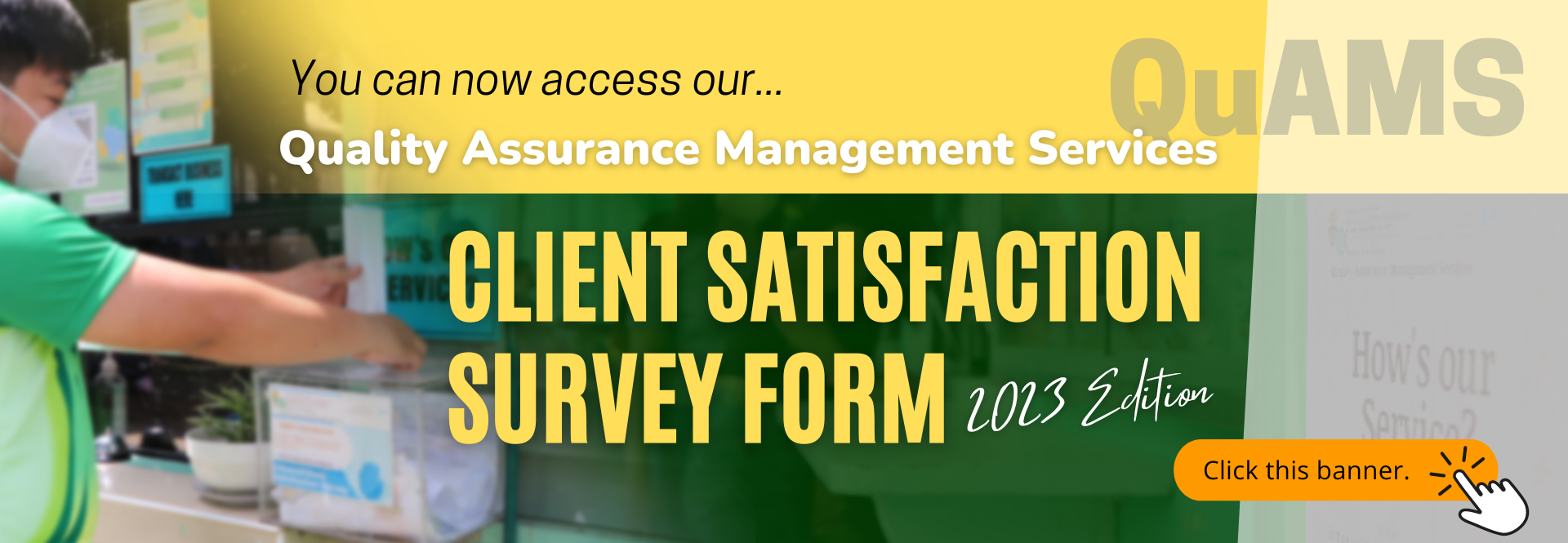 Client Satisfaction Survey Form banner